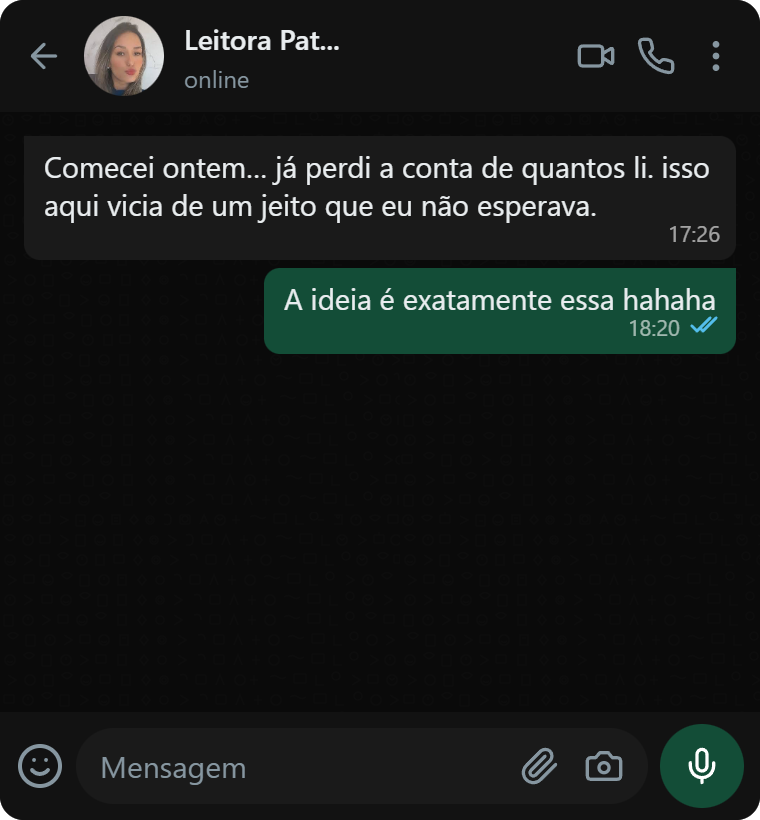 Depoimento WhatsApp